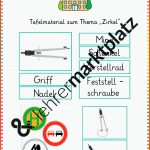 Winkel Und Kreis Fuer Zirkel Beschriften Arbeitsblatt