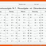 Wochenhausaufgabe Mathematik, 2.klasse, Minus Im Zr100 MÃ Fuer Mathe Arbeitsblatt Klasse 2