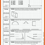 Wochenplan Geometrie / Klasse 5-6 Fuer Geometrie Klasse 7 Arbeitsblätter