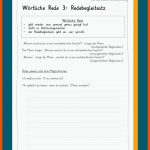 WÃ¶rtliche Rede / Redebegleitsatz WÃ¶rtliche Rede, Unterricht ... Fuer Arbeitsblätter Deutsch 4 Klasse Wörtliche Rede
