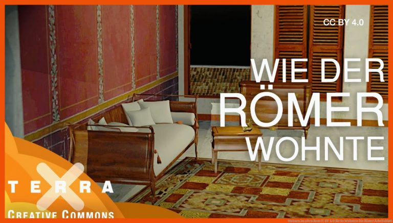 Wohnen im alten Rom | CC BY 4.0 für so wohnten die römer arbeitsblatt