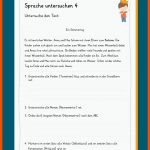 Wortarten / Sprache Untersuchen Fuer Arbeitsblätter Deutsch Klasse 5 Wortarten