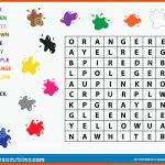 Wortsuche Nach Kindern Lernen Sie Englisch Vokabular Studienfarben ... Fuer Englisch Farben Arbeitsblatt Kostenlos
