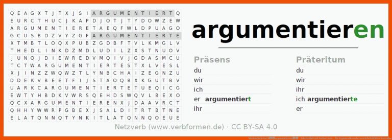 WortsuchrÃ¤tsel âargumentierenâ - Arbeitsblatt mit Suchsel zum ... für argumentieren lernen arbeitsblätter kostenlos