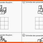 WÃ¼rfelgebÃ¤ude-kartei.pdf WÃ¼rfelgebÃ¤ude, Matheunterricht, Mathe Fuer Würfelgebäude 4 Klasse Arbeitsblätter
