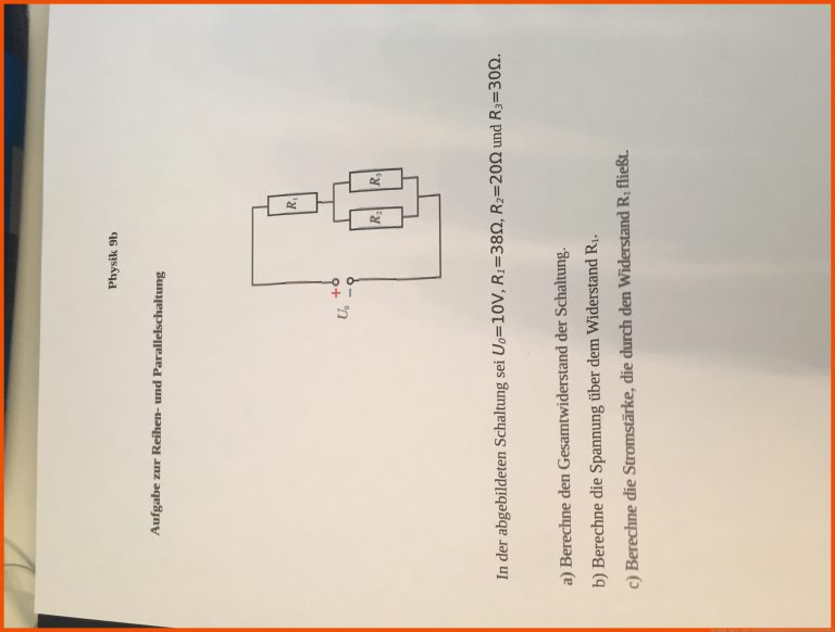 Www.physik-fragen.de - Reihen-und Parallelschaltung für reihen und parallelschaltung arbeitsblatt