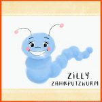 ZÃ¤hne Putzen Mit Zilly Zahnputzwurm - Geschichten FÃ¼r Kinder Mit ... Fuer Kostenlose Arbeitsblätter Zähne Kindergarten Arbeitsblätter