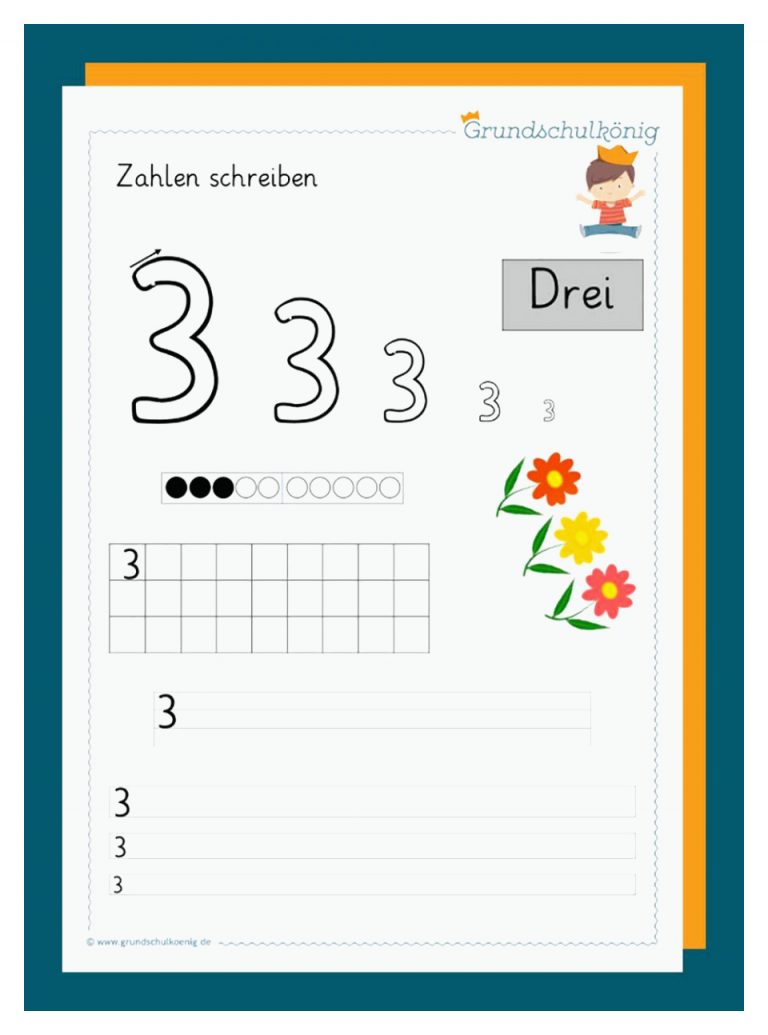 Zahlen Schreiben - 1. Klasse Fuer Arbeitsblätter Mathe Klasse 1 Zahlen Schreiben