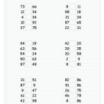 Zahlen Vergleichen Bis 100 (klasse 2) - Kostenloses Arbeitsblatt ... Fuer Arbeitsblatt Zehnerzahlen Bis 100