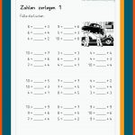 Zahlenfolgen Fuer Arbeitsblätter Mathe 1 Klasse Zum Ausdrucken Kostenlos