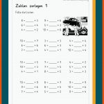 Zahlenfolgen Fuer Bündeln Mathematik Grundschule Arbeitsblätter