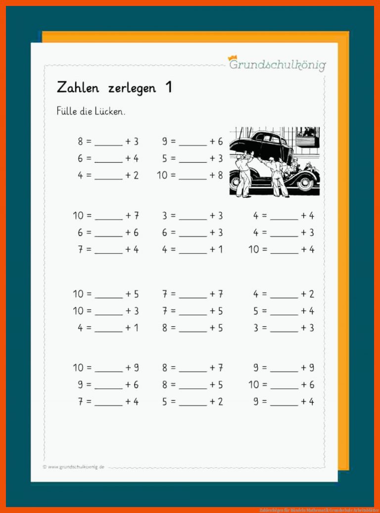 Zahlenfolgen für bündeln mathematik grundschule arbeitsblätter