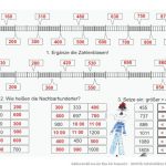 Zahlenstrahl Von Der Eins Bis Tausend 1 - 1000 Fuer Arbeitsblätter Zahlenstrahl übungen