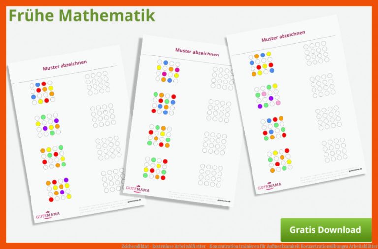 Zeichendiktat - kostenlose ArbeitsblÃ¤tter - Konzentration trainieren für aufmerksamkeit konzentrationsübungen arbeitsblätter