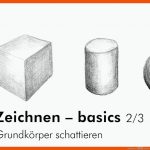 Zeichnen â Basics 2/3. GrundkÃ¶rper Schattieren Fuer Schraffur Arbeitsblatt