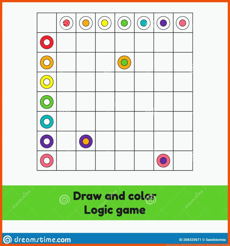 Zeichnen Und Farbe. Logikspiel. Kreis. Arbeitsblatt FÃ¼r ... für geraden am kreis arbeitsblatt