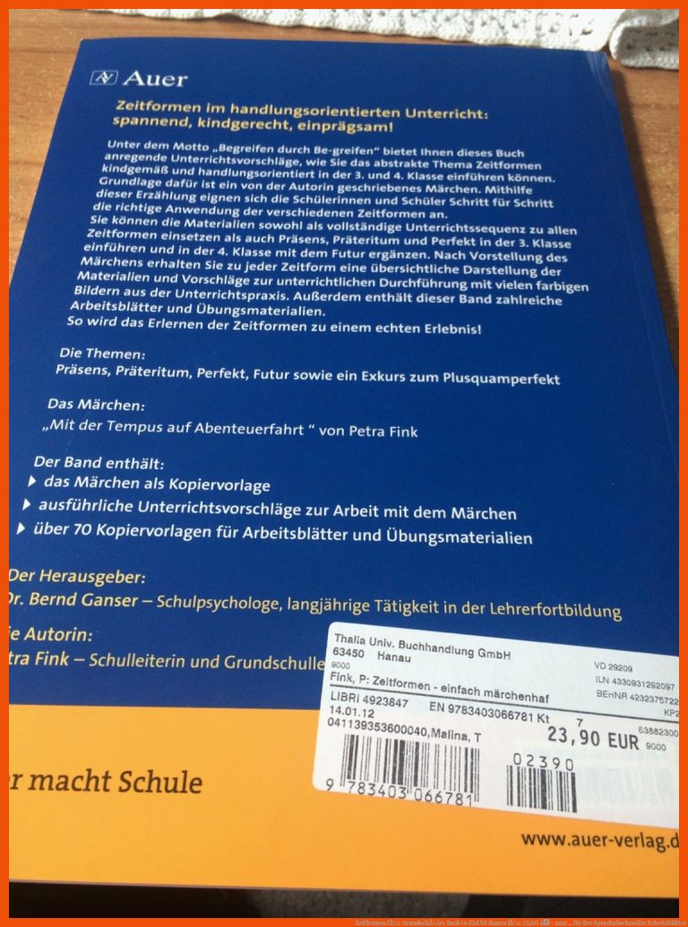 Zeitformen fÃ¼r GrundschÃ¼ler Buch in 63450 Hanau fÃ¼r 15,00 â¬ zum ... für der sprachabschneider arbeitsblätter