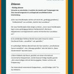 Zitieren Fuer Arbeitsblatt Zitieren üben