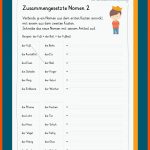 Zusammengesetzte Nomen Fuer Zusammengesetzte Nomen Und Adjektive Arbeitsblätter